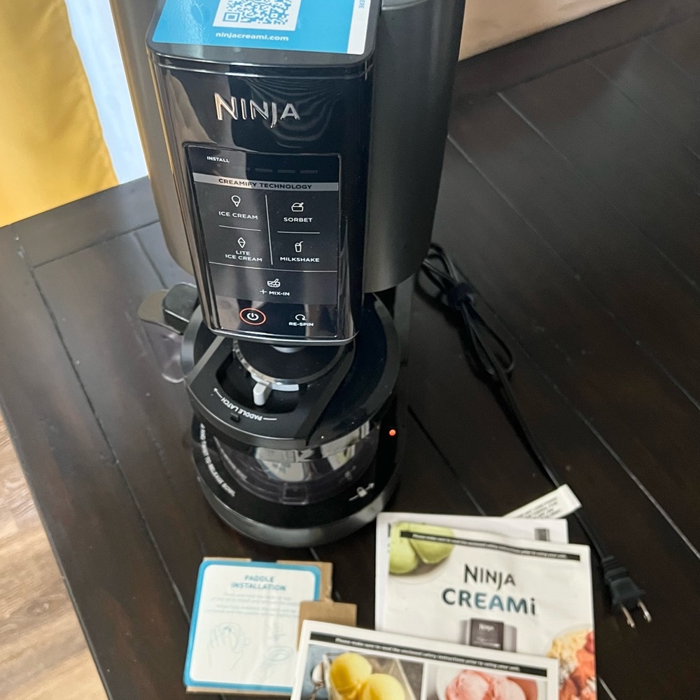 Ninja Creami Ice Cream Maker in Sleek Black